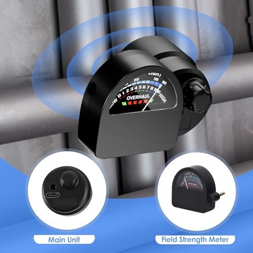 Waterleak Detector Tool Kit for Underground Pipe Water Leak Sensor Alarm for Home, Pipeline Leak Leakage Detector Sound Intensifier for Site, Tube Construction, Car Maintenance (#1)