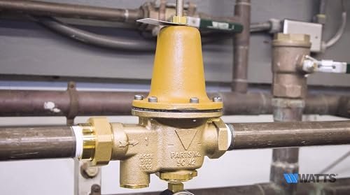 Watts LF25AUB-Z3 Water Pressure Reducing Valve NPT Female Union x NPT Female, Polymer Seat, 3/4 Inch