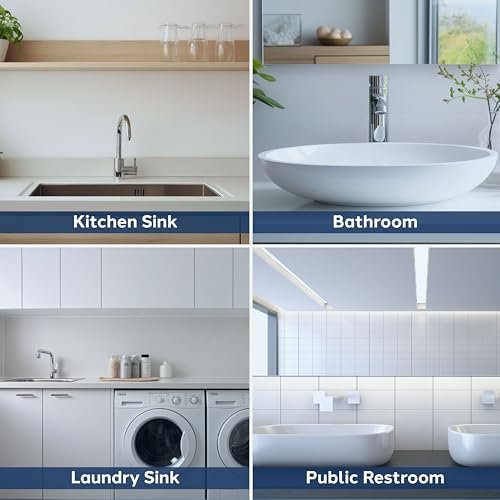 Waxman PlumbCraft 15-Piece Complete Bathroom Sink Drain Repair Kit 7027110N, Various Bathroom Sink Drain Pipes for Repairs to Problem Areas, Bathroom Sink Drain Assembly for Multiple Sink Pipe Options
