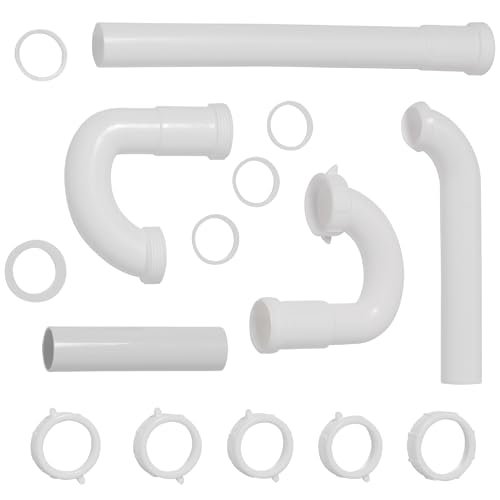 Waxman PlumbCraft 27-Piece Complete Kitchen Sink Drain Repair Kit 7027010N, Various Kitchen Drain Pipes for Repairs to Problem Areas, Drain Assembly for Multiple Sink Pipe Options