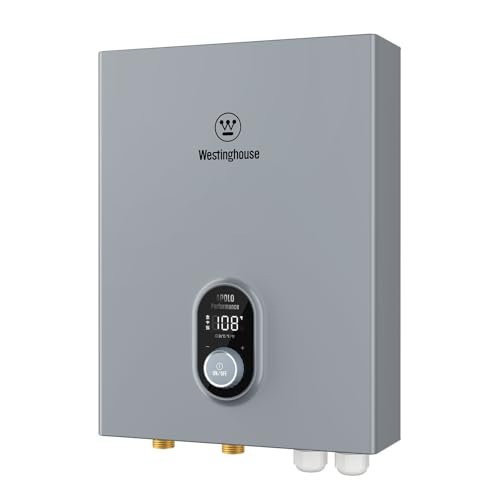 Westinghouse 24kW 240V Electric Tankless Water Heater, Instant Hot Water Heater, On Demand Hot Water, Smart WiFi Control, Works with Alexa & Google Home, ETL Certified, IPX4, Apolo-24kW