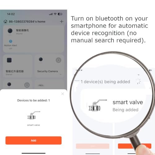 WiFi/Bluetooth Ball Valve Smart Water Shutoff Manipulator with Durable Metal Gear Domotique Controller Compatible Alexa Google Works 2.4 GHz No HUB Needed (TUYA WIFI)