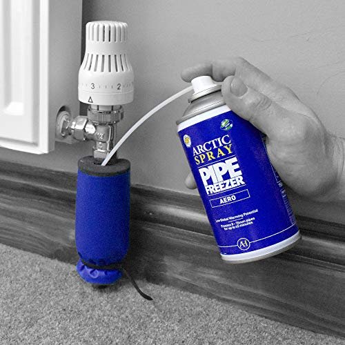 ZEK1 Aero Disposable Pipe Freezing Kit with 1 Freezing Jacket for Plumbing Installation, Repair & Maintenance. Freezes Plastic & Metal Pipes (8-15mm), Blue