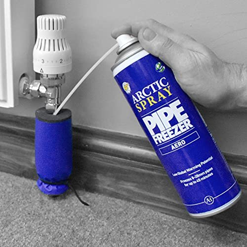 ‎ZEK2 Aero Disposable Pipe Freeze Kit with 2 Freezing Jackets for Plumbing Installation, Repair & Maintenance. Freezes Plastic & Metal Pipes (8-28mm Diameter), Blue